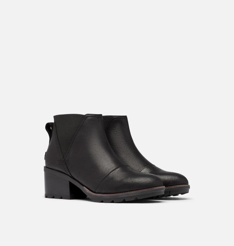 Sorel Dam Stövlar Svarta - Cate™ Chelsea Mid - GOB-295860